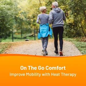 Cura-Heat Knee Heat Wraps - Targeted Relief for Joint Pain (4 Pack)