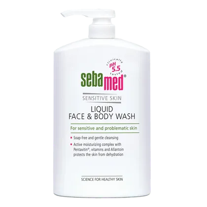 Sebamed Liquid Face & Body Wash 1Ltr