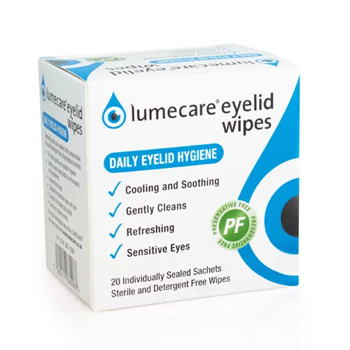Lumecare Eyelid Wipes Pack of 20