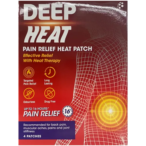 Deep Heat Patch Pack of 4