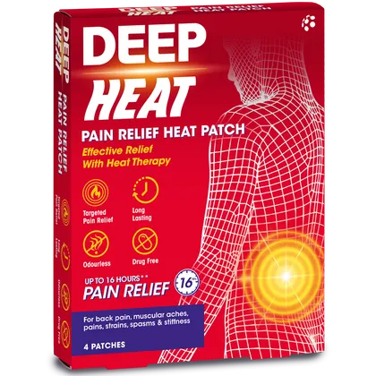 Deep Heat Patch Pack of 4
