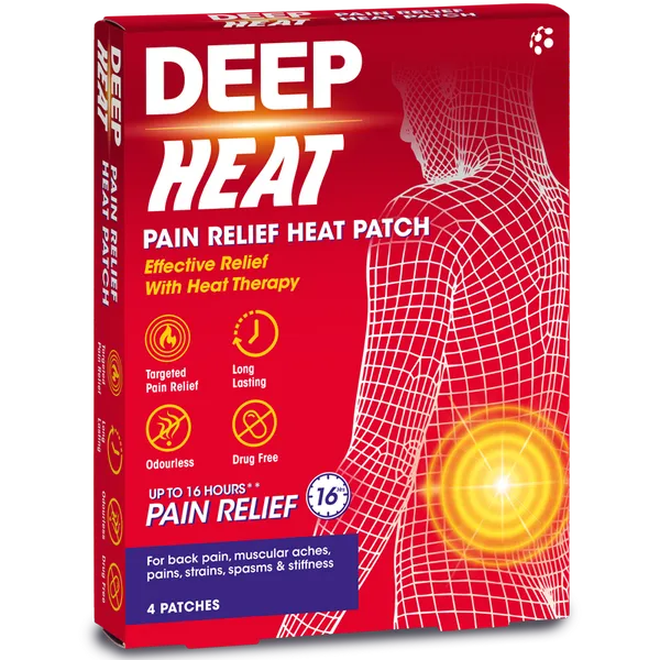 Deep Heat Patch Pack of 4