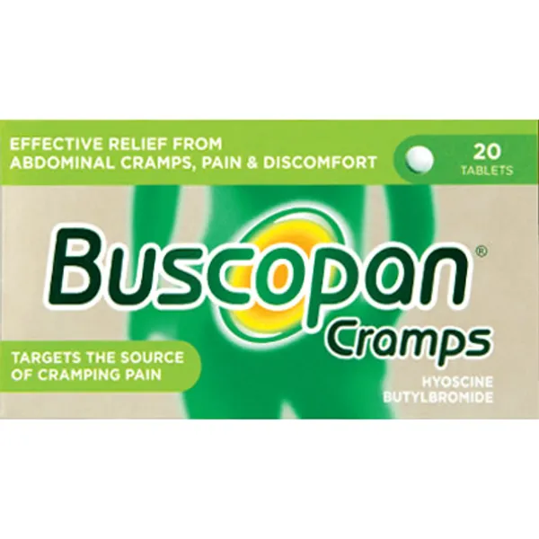 Buscopan Cramps Tablets 10mg Pack of 20