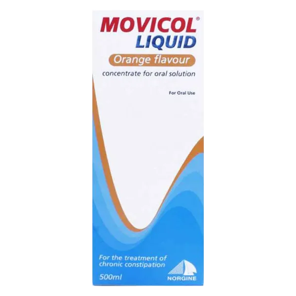 Movicol Liquid Orange Flavour 500ml