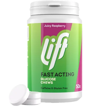 Lift Glucose Tablets Raspberry Pack of 50