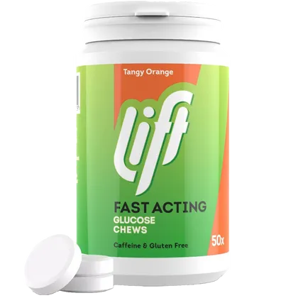 Lift Glucose Tablets Tangy Orange Pack of 50