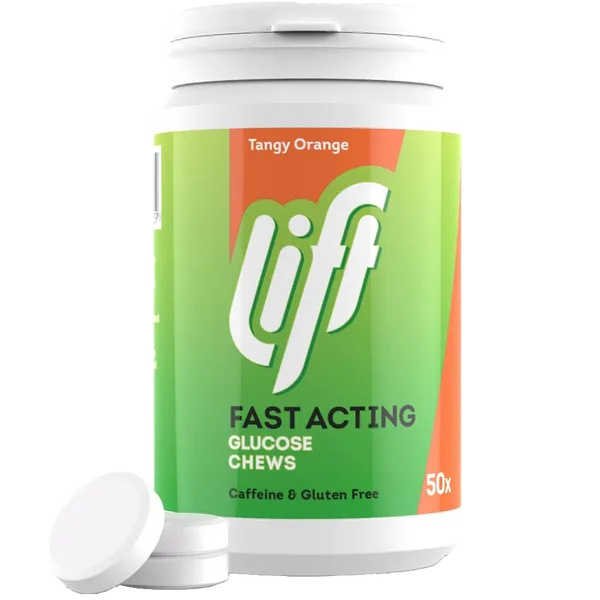 Lift Glucose Tablets Tangy Orange Pack of 50