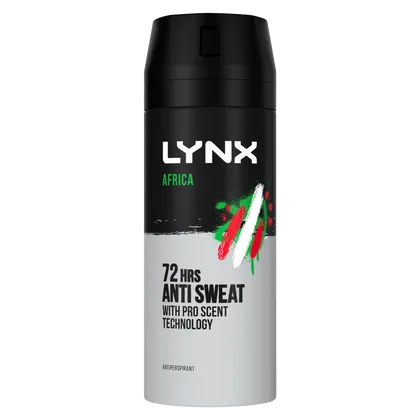 Lynx Dry Africa Anti-Perspirant Spray 150ml