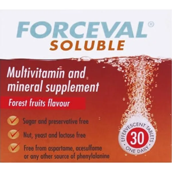 Forceval Soluble Adult Effervescent Tablets Pack Of 30