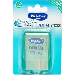 Wisdom Mint Fluoride Dental Sticks Pack of 100