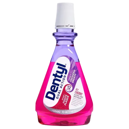 Dentyl Dual Action Icy Cherry CPC Mouthwash 500ml