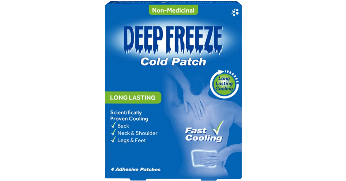 Deep Freeze Cold Patches Pack of 4