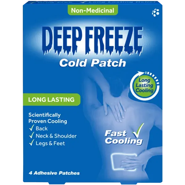 Deep Freeze Cold Patches Pack of 4