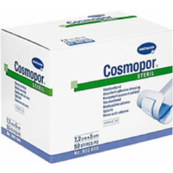 Cosmopor Absorbent Adhesive Dressing 7.2cm x 5cm Pack of 50