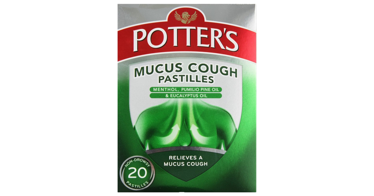 Potters Mucus Cough Pastilles