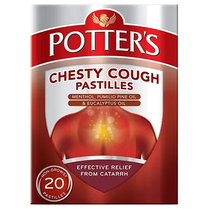 Potters Chesty Cough Pastilles Pack of 20