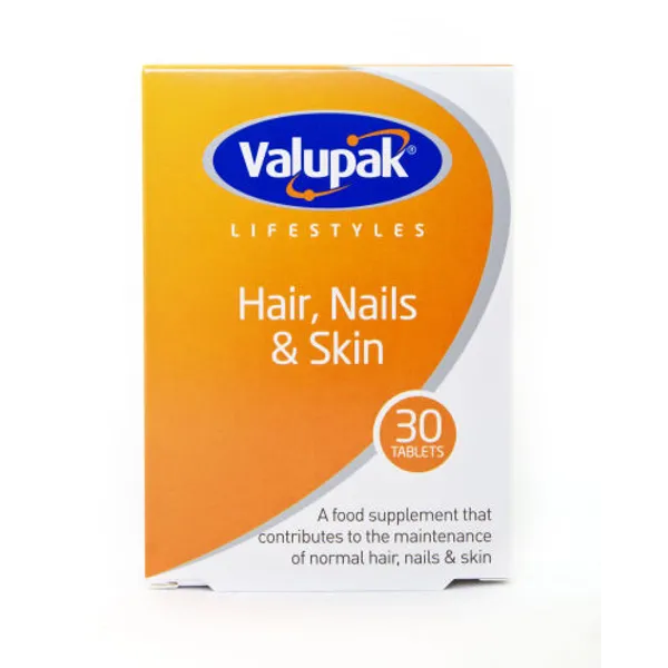 Valupak Hair, Nails & Skin Tablets Pack of 30