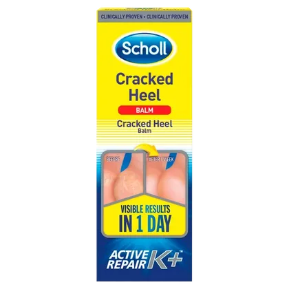 Scholl Cracked Heel Repair Cream K+ 60ml