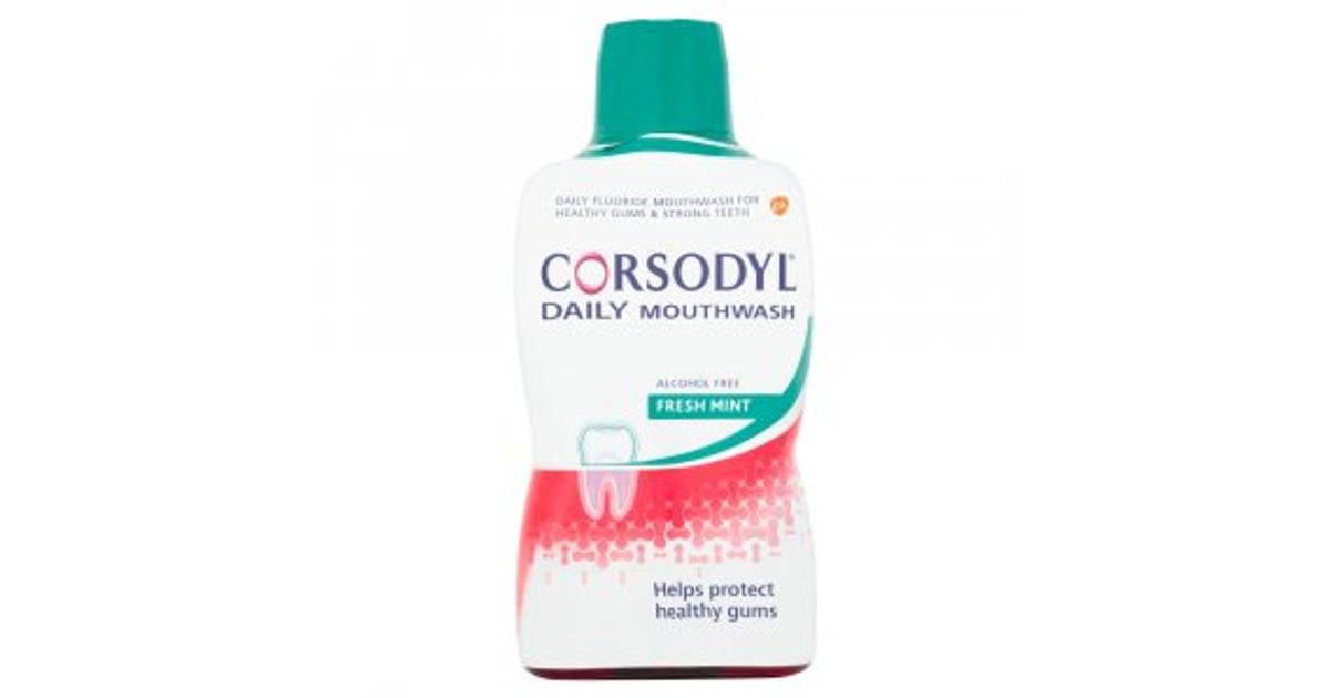 Corsodyl Daily Freshmint Mouthwash Alcohol Free 500ml
