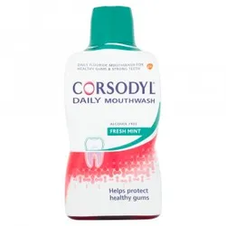 Corsodyl Daily Freshmint Mouthwash Alcohol Free 500ml