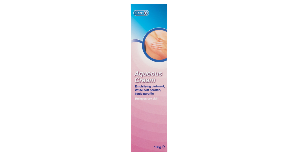 Care Aqueous Cream 100g – Spendet Feuchtigkeit, Lindert Trockene Haut & Ekzeme
