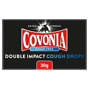 Covonia Sugar Free Double Impact Lozenges Strong Original 30g