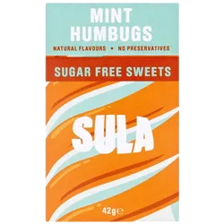 Sula Sugar Free Sweets Mint Humbug 42g