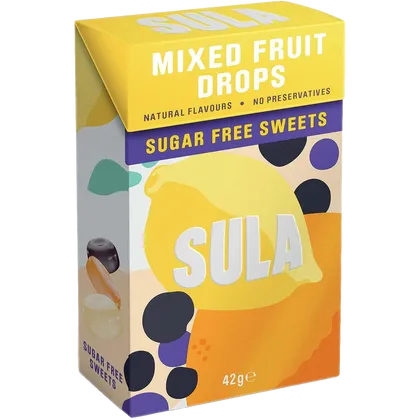Sula Sugar Free Sweets Fruit Mix 42g