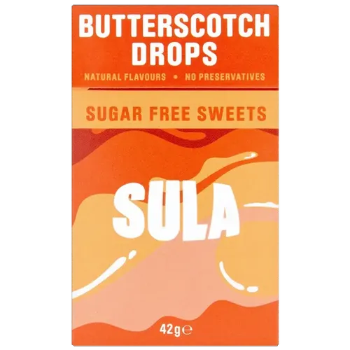 Sula Sugar Free Sweets Butterscotch 42g