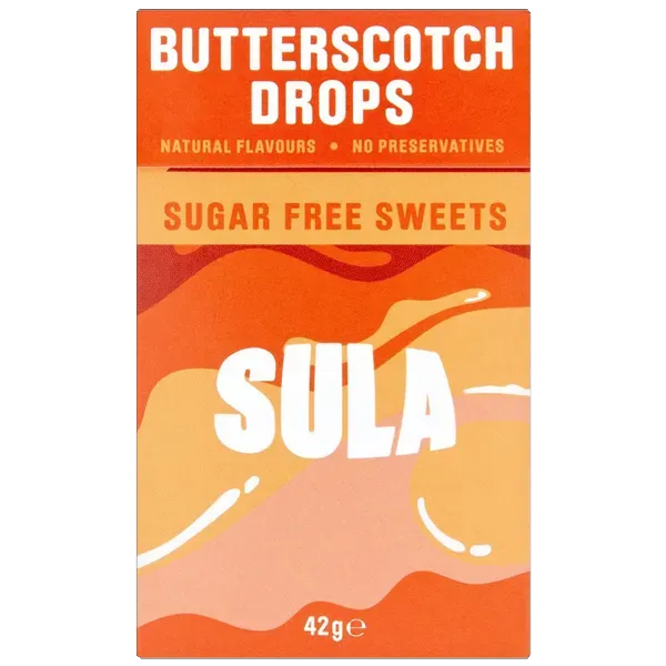 Sula Sugar Free Sweets Butterscotch 42g