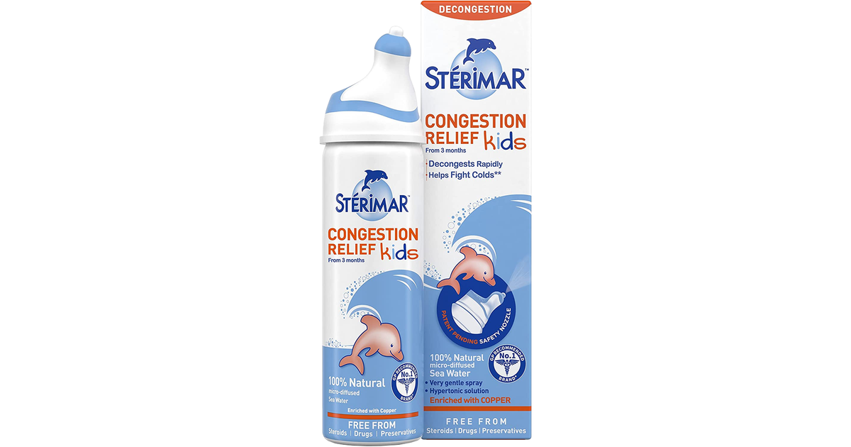 STERIMAR SEA WATER NASAL SPRAY 50ML (for 3 YEARS OLD AND ABOVE)