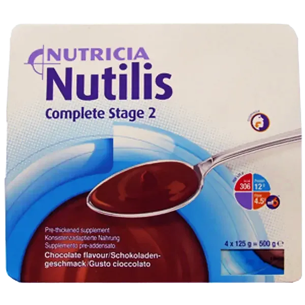 Nutilis Complete Stage 2 Chocolate Pack of 4