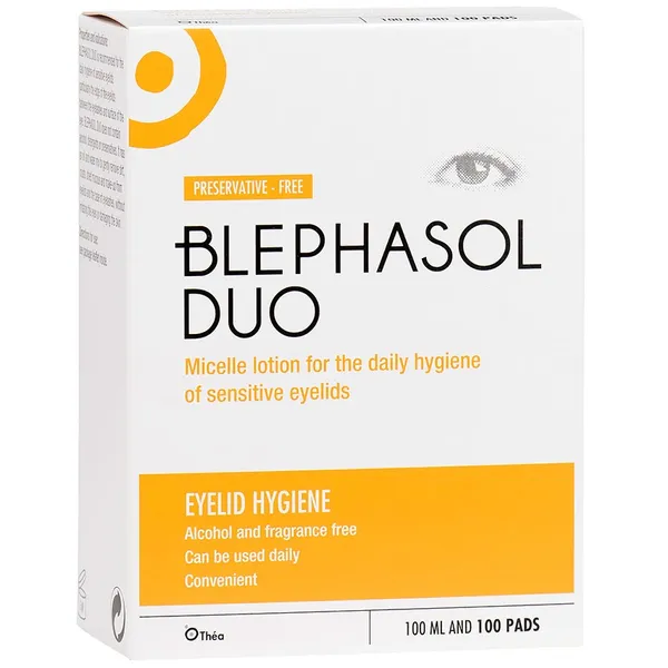 Blephasol DUO 100ml Lotion & 100 Pads