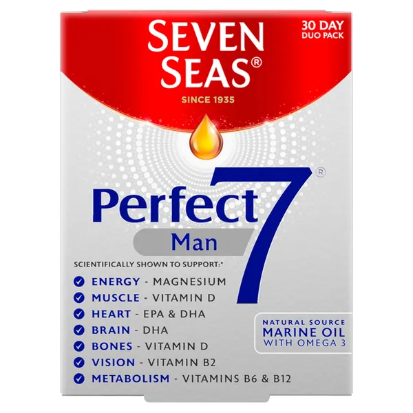 Seven Seas Perfect 7 Man 30 Day Supply