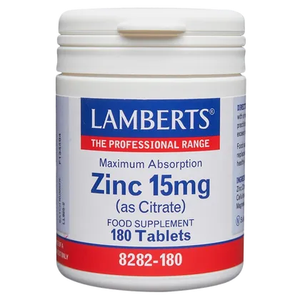 Lamberts Zinc Tablets 15mg Pack of 180