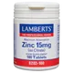 Lamberts Zinc Citrate Tablets 15mg Pack of 180