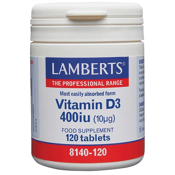 Lamberts D3 400iu Tablets Pack of 120
