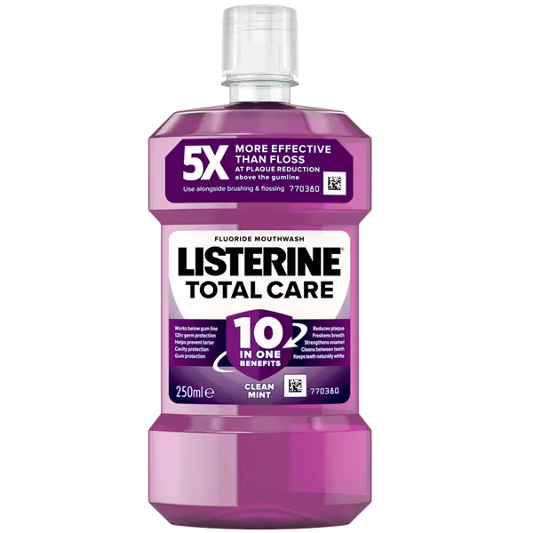 LISTERINE® Total Care 10 in 1 Mint Mouthwash 250ml