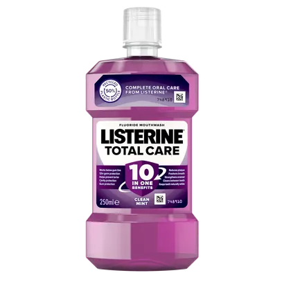 Listerine Total Care Clean Mint Mouthwash 250ml