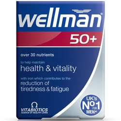 Vitabiotics Wellman 50+ Tablets Pack of 30
