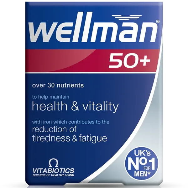 Vitabiotics Wellman 50+ Tablets Pack of 30