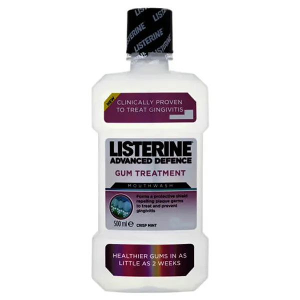 Listerine Advanced Defence Gum Treatment Mouthwash 500ml