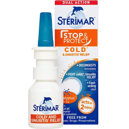 Sterimar Stop & Protect Cold and Sinus Relief Nasal Spray 20ml