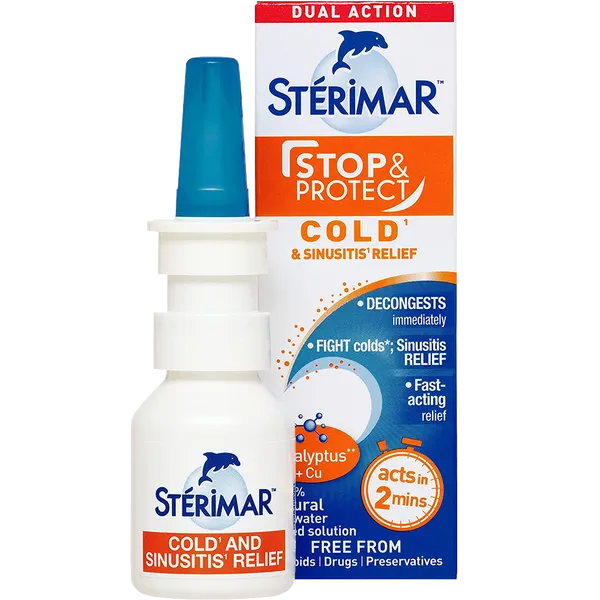 Sterimar Stop & Protect Cold and Sinus Relief Nasal Spray 20ml