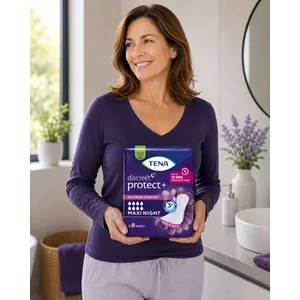 TENA Discreet Protect+ Maxi Night Pack of 6