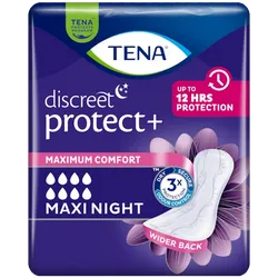 TENA Discreet Protect+ Maxi Night Pack of 6