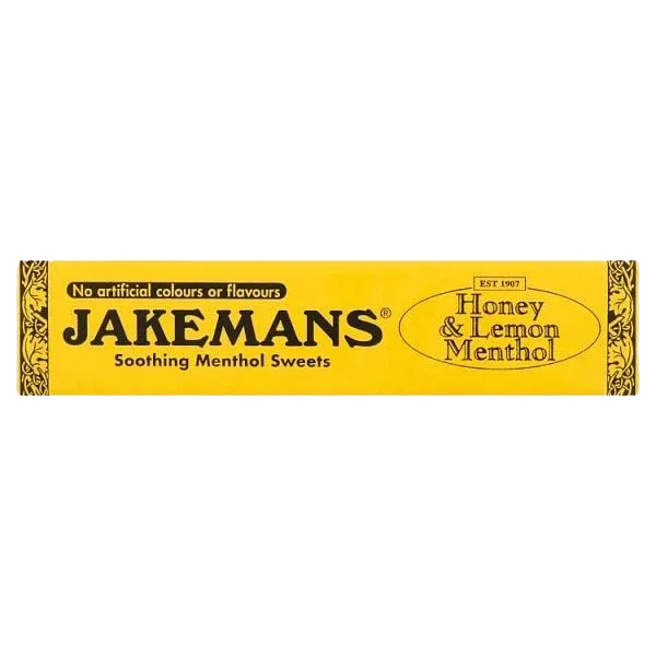 Jakemans Cough Sweets Honey & Lemon Menthol 41g