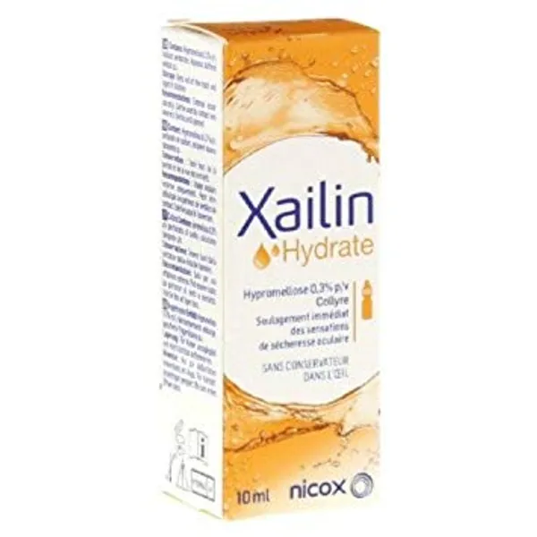 Xailin Hydrate Preservative Free Eye Drops 10ml