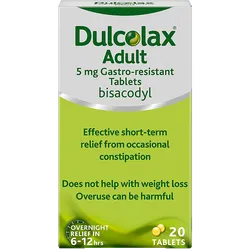 Dulcolax Adult Laxative Tablets Pack of 20