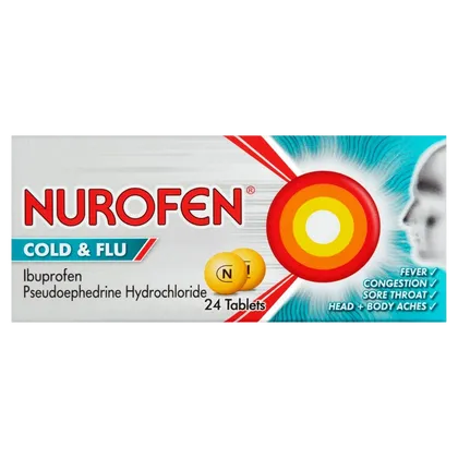 Nurofen Cold & Flu Tablets Pack of 24
